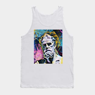 Xenophon Pink Portrait | Xenophon Artwork 9 Tank Top